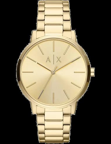 Montre Homme Armani Exchange AX2707 en acier inoxydable doré jaune
