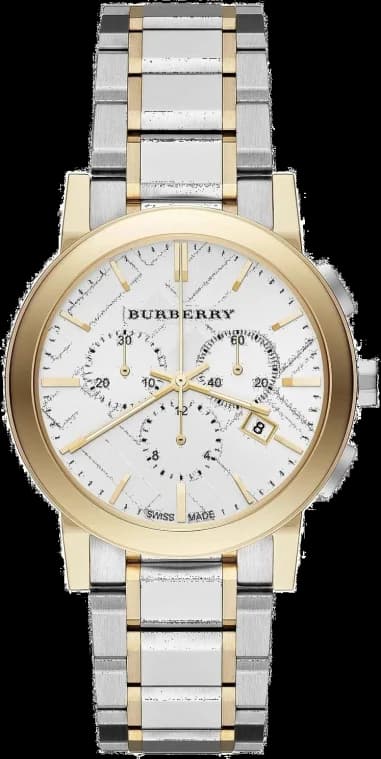 Montre Burberry BU9751 The City Acier Bicolore Argent/Or - Unisexe