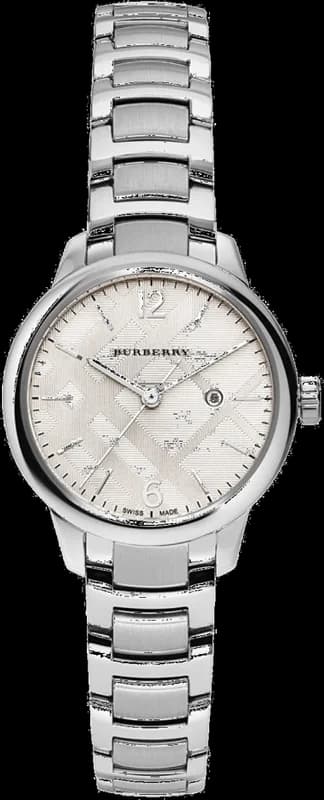 Montre Femme Burberry BU10108 Acier Inoxydable Argent Swiss Made