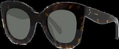 Garde-temps Celine CL4005FN 52N, Lunettes de soleil Papillon S005 en acétate