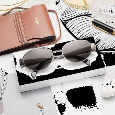 Zoom sur le cadran du Celine CL40235U5416A