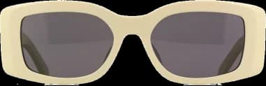 Lunettes de soleil Celine Triomphe XL 01 CL40282U en acétate avec logo XL