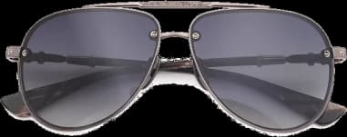 Lunettes de soleil Chrome Hearts Billie II forme aviator en métal