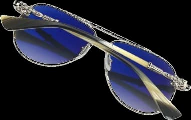 Le garde-temps Chrome Hearts BILLIE2-HK-GR vu de profil