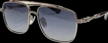 Garde-temps Chrome Hearts 110048-SILVER, métal, forme carrée, chrome hearts