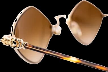 Fond du boîtier du garde-temps Chrome Hearts 110017-BROWN
