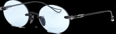 Lunettes de soleil Chrome Hearts Sinnergasm B monture ovale en métal