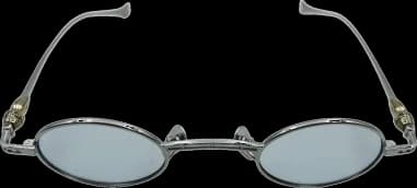 Lunettes de soleil Chrome Hearts vintage rondes en métal