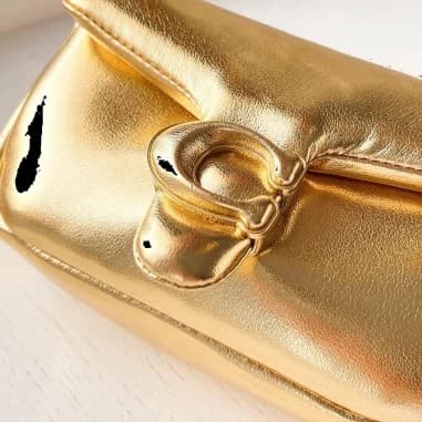 Zoom sur le cadran du Coach C3880-GOLD