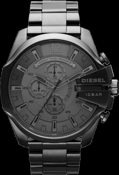 Montre Diesel Mega Chief DZ4282 Chronographe Homme XL Cadran 59mm Anthracite