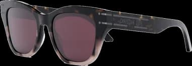 Lunettes de Soleil Dior DIORSIGNATURE B4F - Monture rectangulaire en acétate pour Femme