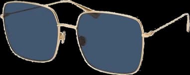 Lunettes de soleil Dior DIORSTELLAIRE1 en métal doré pour Femme