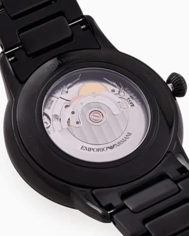 Montre homme Emporio Armani Giovanni AR11210 classique ronde cuir noir