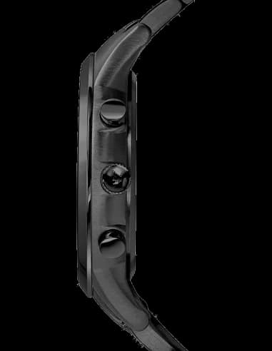 Montre Homme Emporio Armani Renato AR2485 ronde sport en acier noir vue 2
