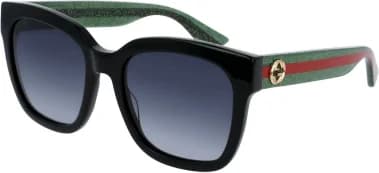 Garde-temps Gucci GG0034SN-002, en acétate écaille avec forme œil de chat