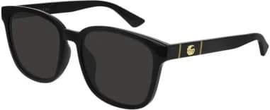Garde-temps Gucci GG0637SK-001, en acétate marron avec branches larges