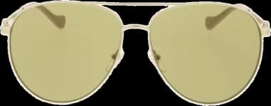 Garde-temps Gucci GG1088S-003, lunettes metal forme pilote