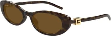 Garde-temps Gucci GG1680S 004, acétate avec monture havane
