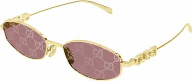 Lunettes de soleil Gucci GG1802S en métal pour femme