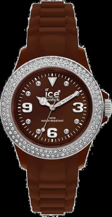 Montre Ice Watch ST.NS.U.S.10 Unisexe Marron avec Strass sur Lunette