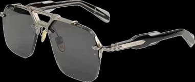 Lunettes de Soleil Jacques Marie Mage Silvertone aviator silver en aluminum magnesium