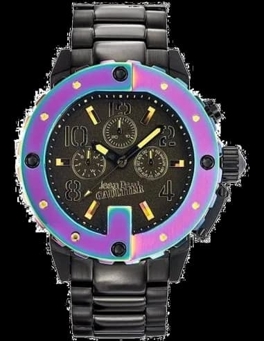 Montre Homme Jean Paul Gaultier Réf. 8500210, Boîtier et Bracelet Acier Noir