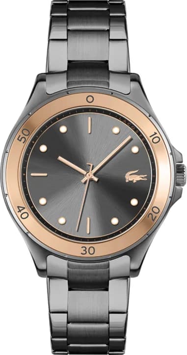 Montre Lacoste Swing 2001224 pour Femme - Cadran et bracelet acier gris