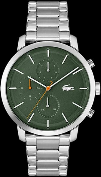 Montre Homme Lacoste Replay 2011178 - Cadran Vert et Acier Argenté