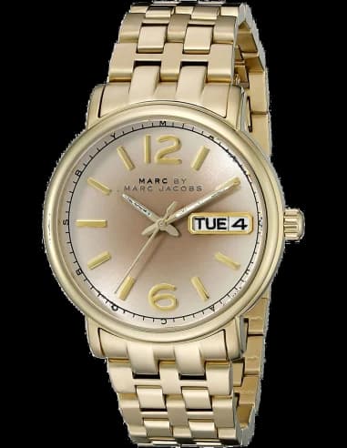 Montre Femme Marc Jacobs Fergus Or et Acier - Réf. MBM3429