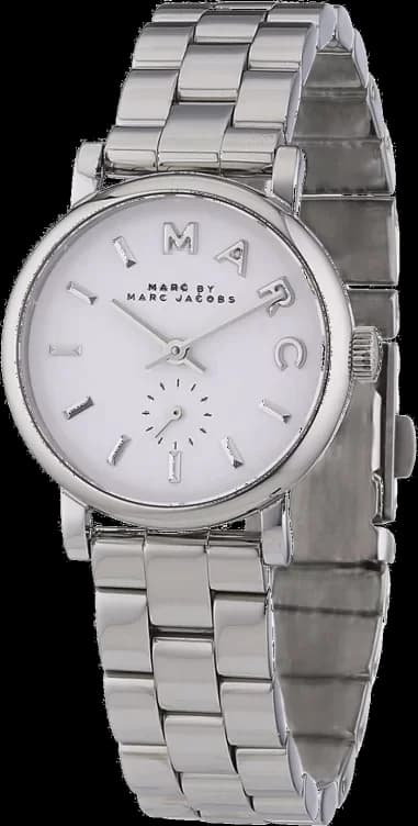 Montre Femme Marc Jacobs Baker MBM3246 Cadran Blanc Acier Inoxydable