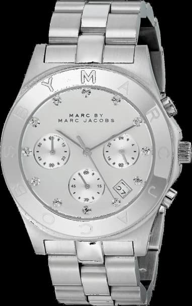 Montre Marc Jacobs MBM3100 Chronographe Acier Inoxydable Argent Unisexe