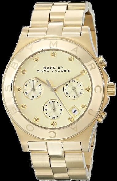 Montre Marc Jacobs MBM3101 Chronographe Unisexe en Acier Doré