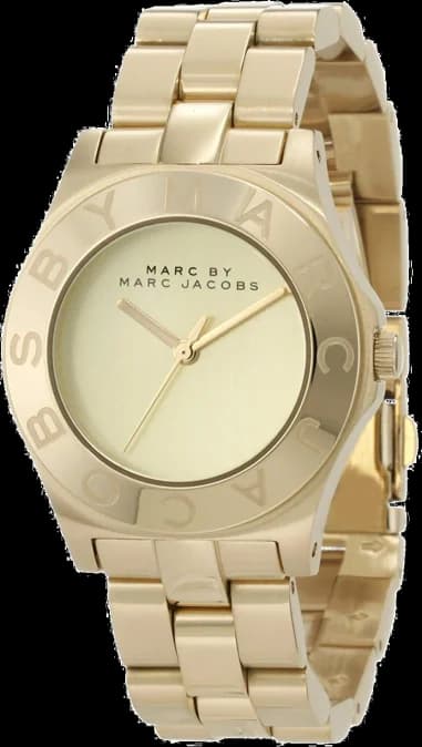 Montre Femme Marc Jacobs MBM3126 - Boîtier et Bracelet Acier Inoxydable Doré Or Jaune