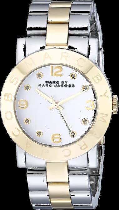 Montre Femme Marc Jacobs MBM3139 Acier Inoxydable Argent et Doré 36 mm