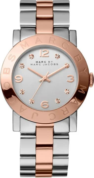 Montre Femme Marc Jacobs MBM3194 Acier Bicolore Argent et Doré Rose