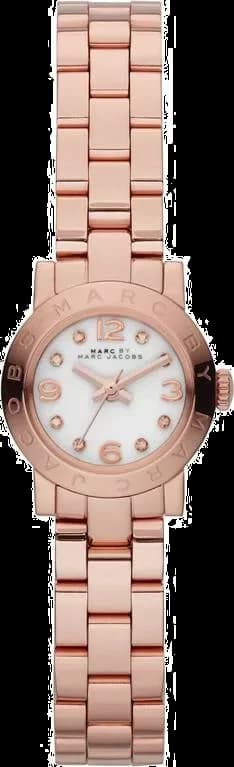 Montre Femme Marc Jacobs Amy MBM3227 en Acier Or Rose et Diamants Blush