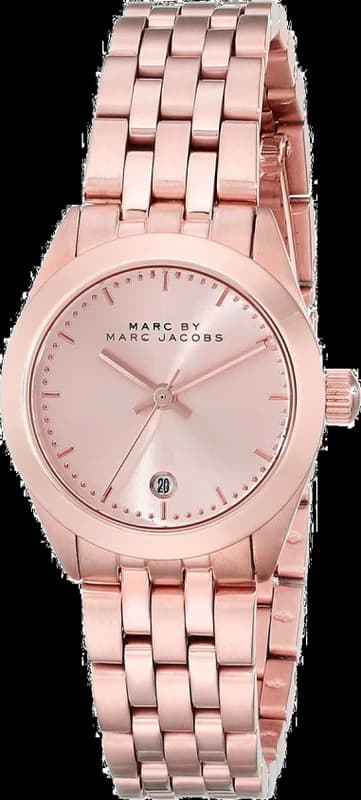 Montre Femme Marc Jacobs MBM3374 en Acier Or Rose avec Petit Cadran