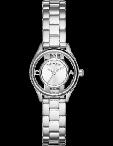 Montre femme Marc Jacobs Tether MBM3416 Cadran squelette argent
