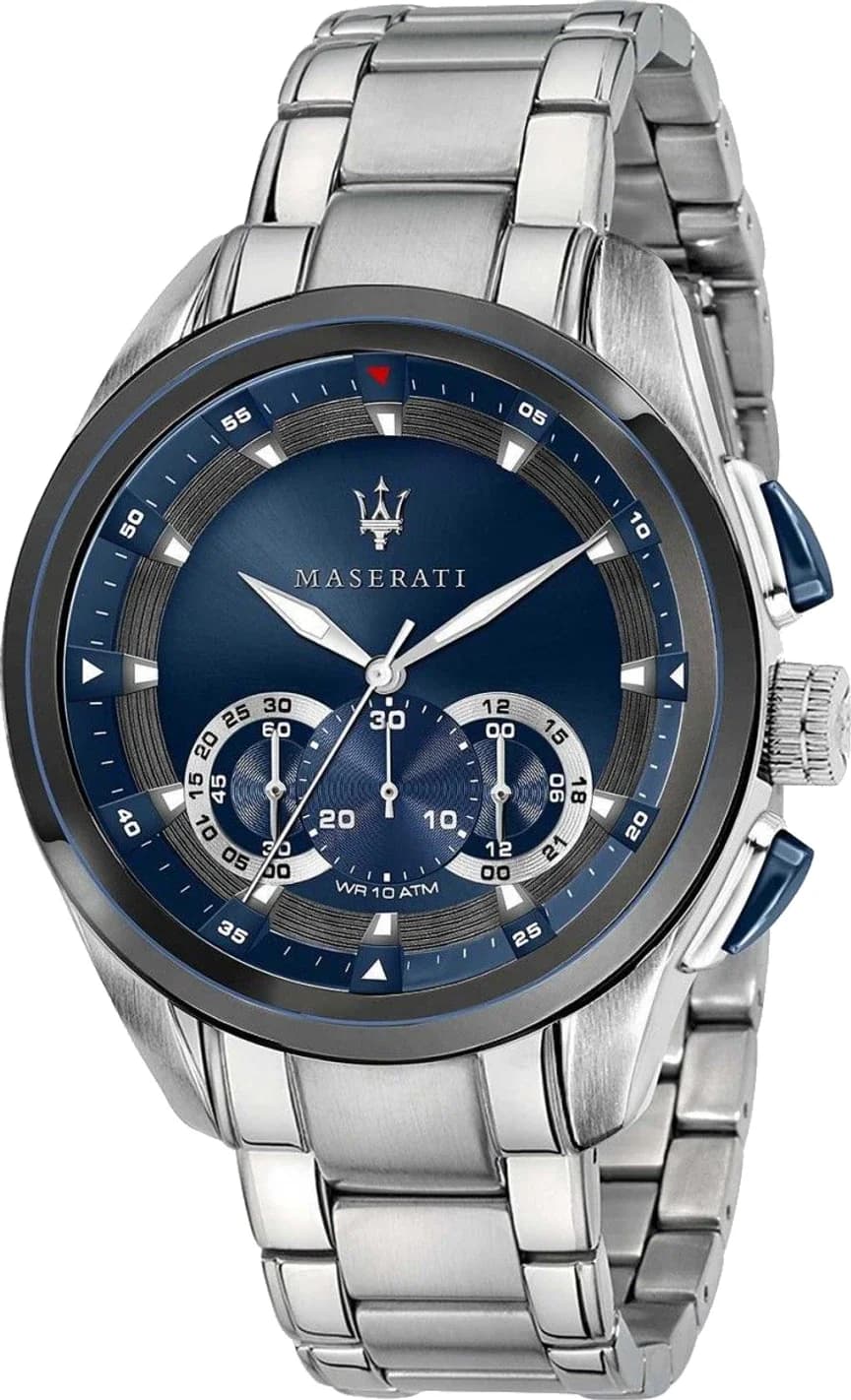 Montre Homme Maserati Traguardo R8873612014 Cadran bleu nuit
