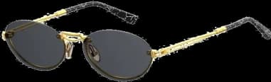 Lunettes de soleil Max Mara MM Bridge II ovale - Monture métal pour femme