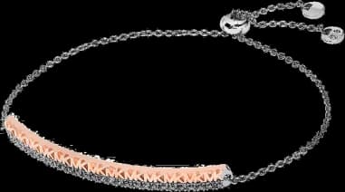 Bracelet Michael Kors MKC1577AN791 pour femme en argent 925 et plaqué or rose