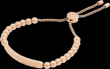 Bracelet Michael Kors MKJ5591791 en acier inoxydable plaqué or rose pour femme