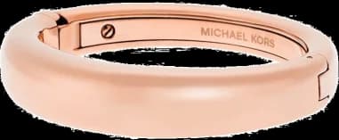 Bracelet rigide Michael Kors MKJ4852791 en acier or rose pour femme