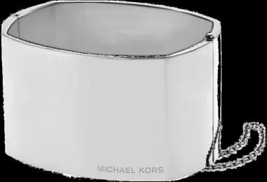 Bracelet manchette Michael Kors MKJ4853040 en acier argenté pour femme