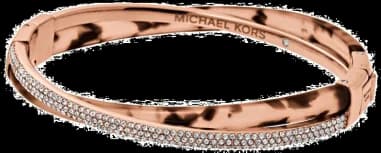Bracelet Michael Kors MKJ5021791 pour Femme en Acier Or Rose et Marron