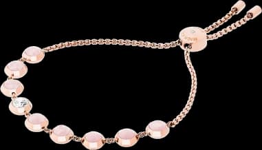 Bracelet Michael Kors MKJ6433791 en acier or rose pour femme