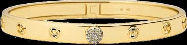 Bracelet Femme Michael Kors MKC1548AN710 en Argent Plaqué Or avec Zircons