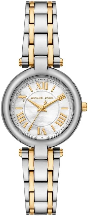 Montre Michael Kors Laney MK4895 femme bicolore, acier inoxydable 30mm, quartz 5 ATM