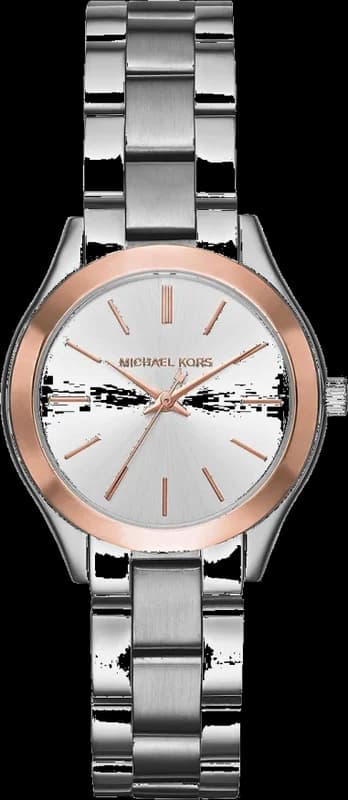 Montre Femme Michael Kors MK3514 Runway - Cadran Doré & Bracelet Acier Bi-ton Argent