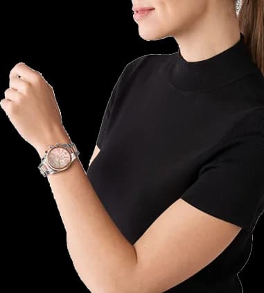 Montre Michael Kors Lexington MK7219 bracelet en acier vue 4